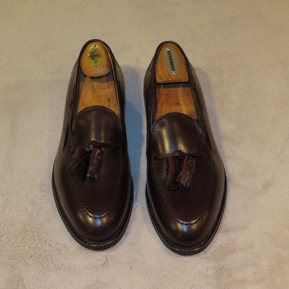 Alden Brooks Brothers 00019 Aberdeen Dark Brown Calfskin Tassel Loafer 7.5 D NWB